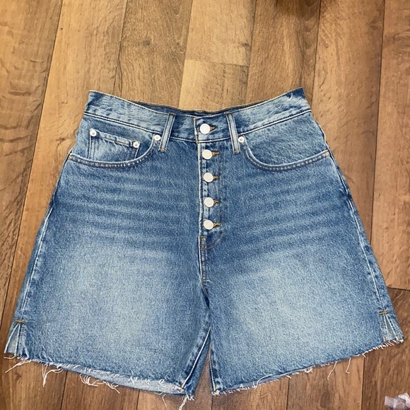 Worn once lucky brand high rise jean shorts - Picture 7 of 9